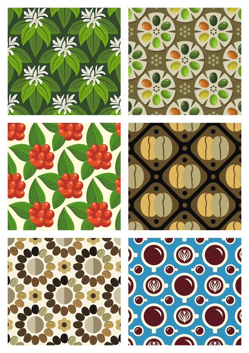 Colours of Coffee Patterns