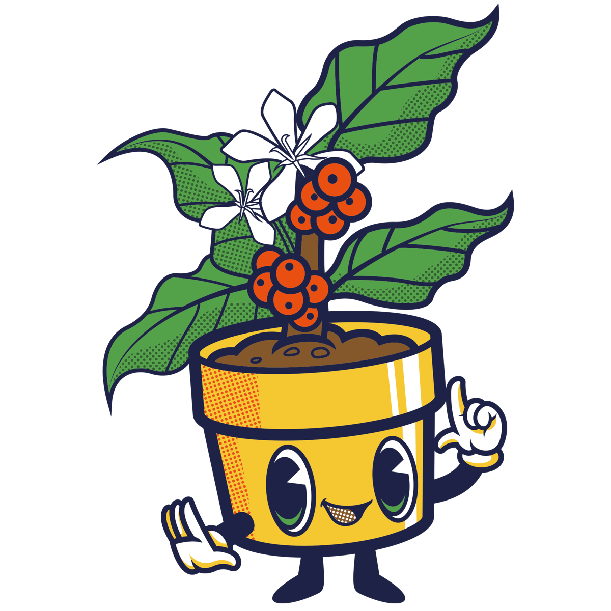 Coffee Characters - Coffee Plant
