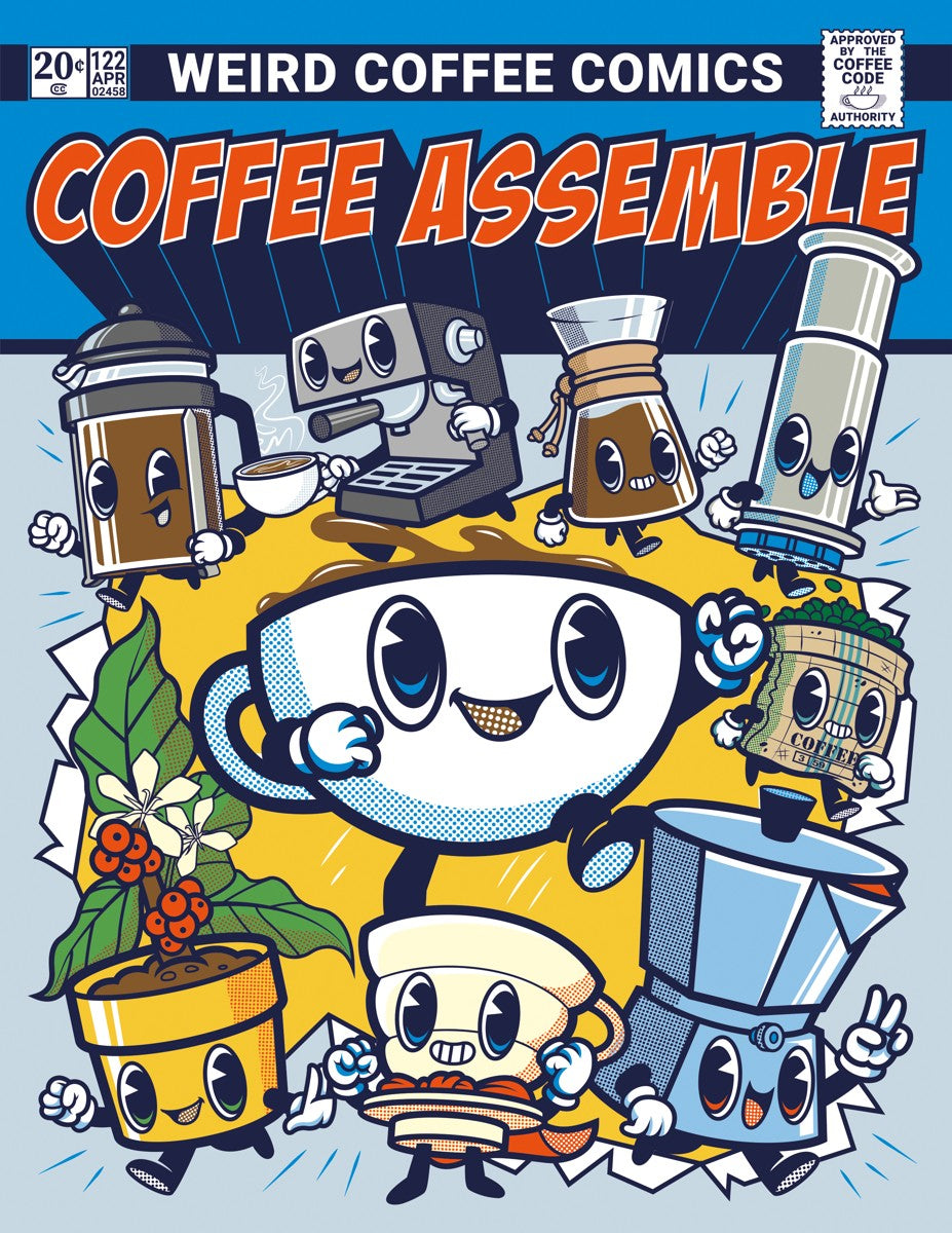 Coffee Characters -Comic Book