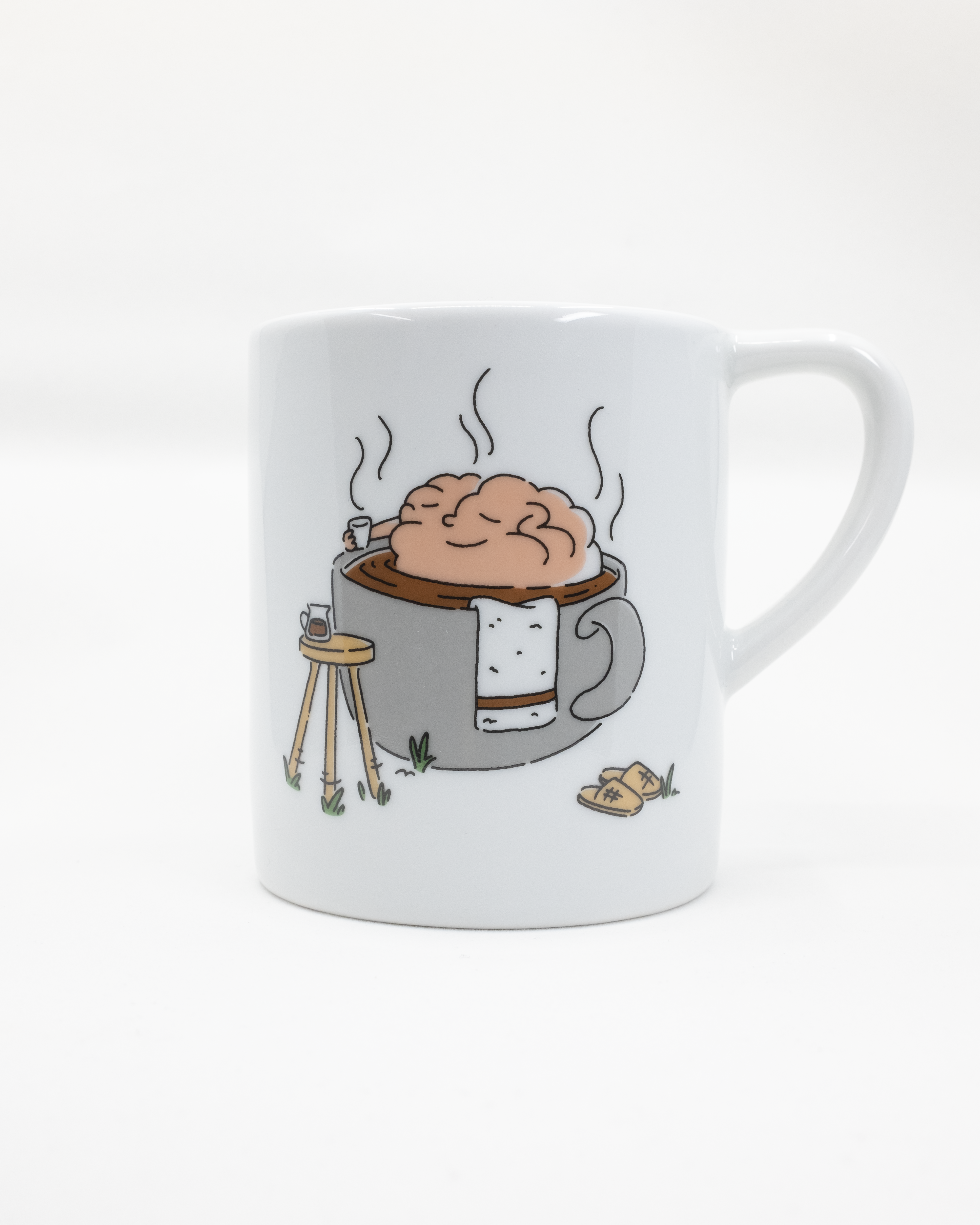 Weird Coffee Person - Brain Mug