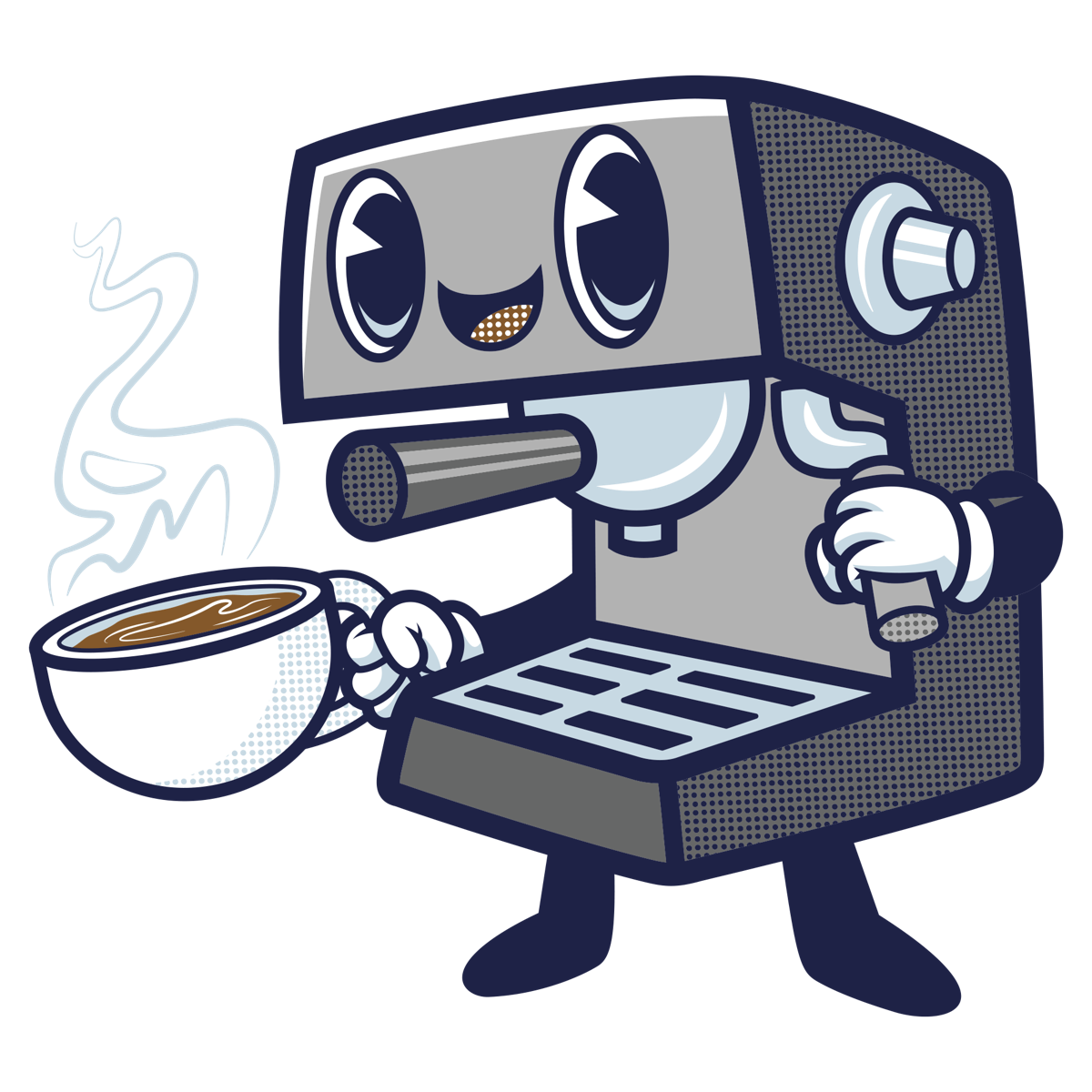 Coffee Characters - Espresso Machine